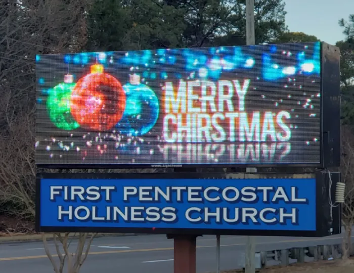 first pentecostal Holiness Church LED Banner